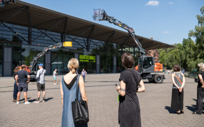 Katja Aufleger THE HUDDLE Eröffnung