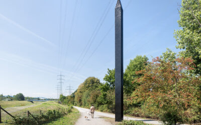 55 Emscherkunstweg Carbon Obelisk 4976 Hening Rogge